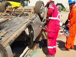 Skills training on “Technician-Level Skills Hands-on Skills Checklist for a Roof-Resting Passenger Car” are competencies that are described in Chapter 8 of the 2021 edition of NFPA 1006: Standard for Technical Rescue Personnel Professional Qualifications. Skills training on “Technician-Level Skills Hands-on Skills Checklist for a Roof-Resting Passenger Car” are competencies that are described in Chapter 8 of the 2021 edition of NFPA 1006: Standard for Technical Rescue Personnel Professional Qualifications.