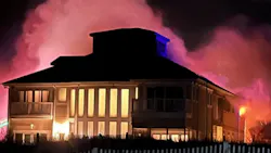 A Bethany Beach DE beachfront home suffered extensive damage in a fire. A Bethany Beach DE beachfront home suffered extensive damage in a fire.