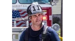 Manchester, NH, Fire Capt. Steve DesRuisseaux suffered serious burn injuries during a flashover while battling a fatal fire on Saturday, Nov. 6, 2021.