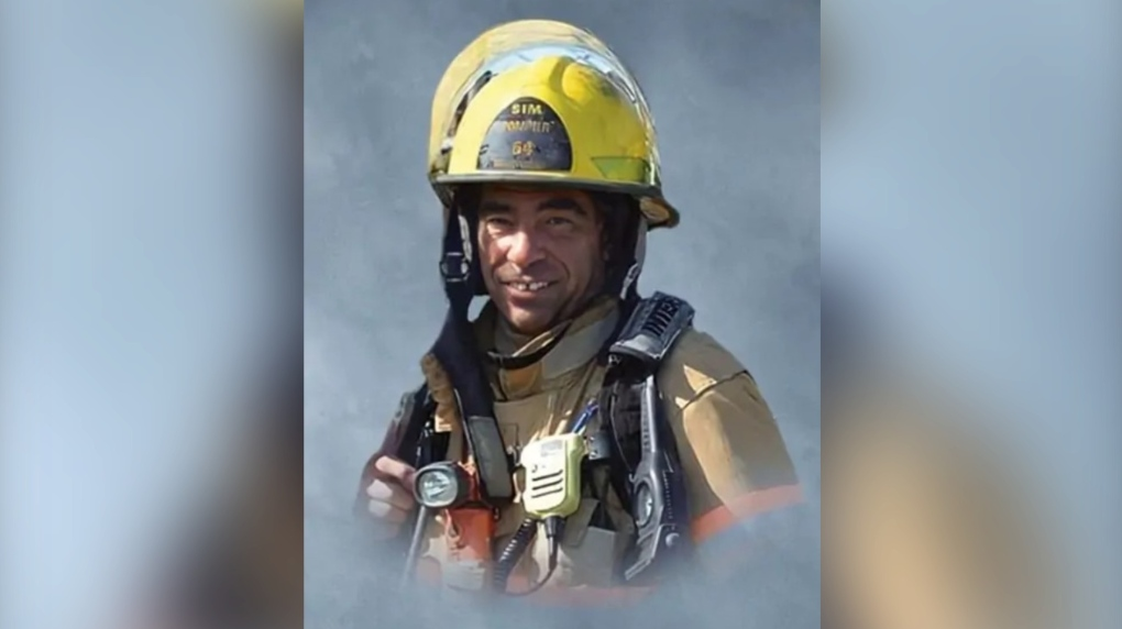 Montreal firefighter Pierre Lacroix.