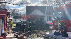 Fire crews struggled to locate a fire victim in a home with hoarding conditions in Elyria, OH, on Nov. 23, 2021.