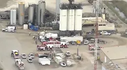 Oklahoma City firefighters on scene at a fatal industrial accident on Tuesday, Nov 2, 2021.