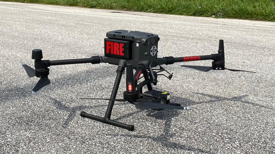 The new public safety drone now in use by the Western Berks Fire Department was instrumental in locating a missing elderly man in September 2021.