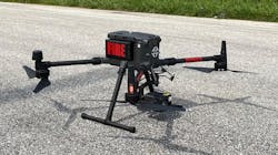 The new public safety drone now in use by the Western Berks Fire Department was instrumental in locating a missing elderly man in September 2021. The new public safety drone now in use by the Western Berks Fire Department was instrumental in locating a missing elderly man in September 2021.