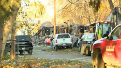 The aftermath of a fatal explosion that destroyed three homes in Flint, MI, on Monday, Nov. 22, 2021. The aftermath of a fatal explosion that destroyed three homes in Flint, MI, on Monday, Nov. 22, 2021.