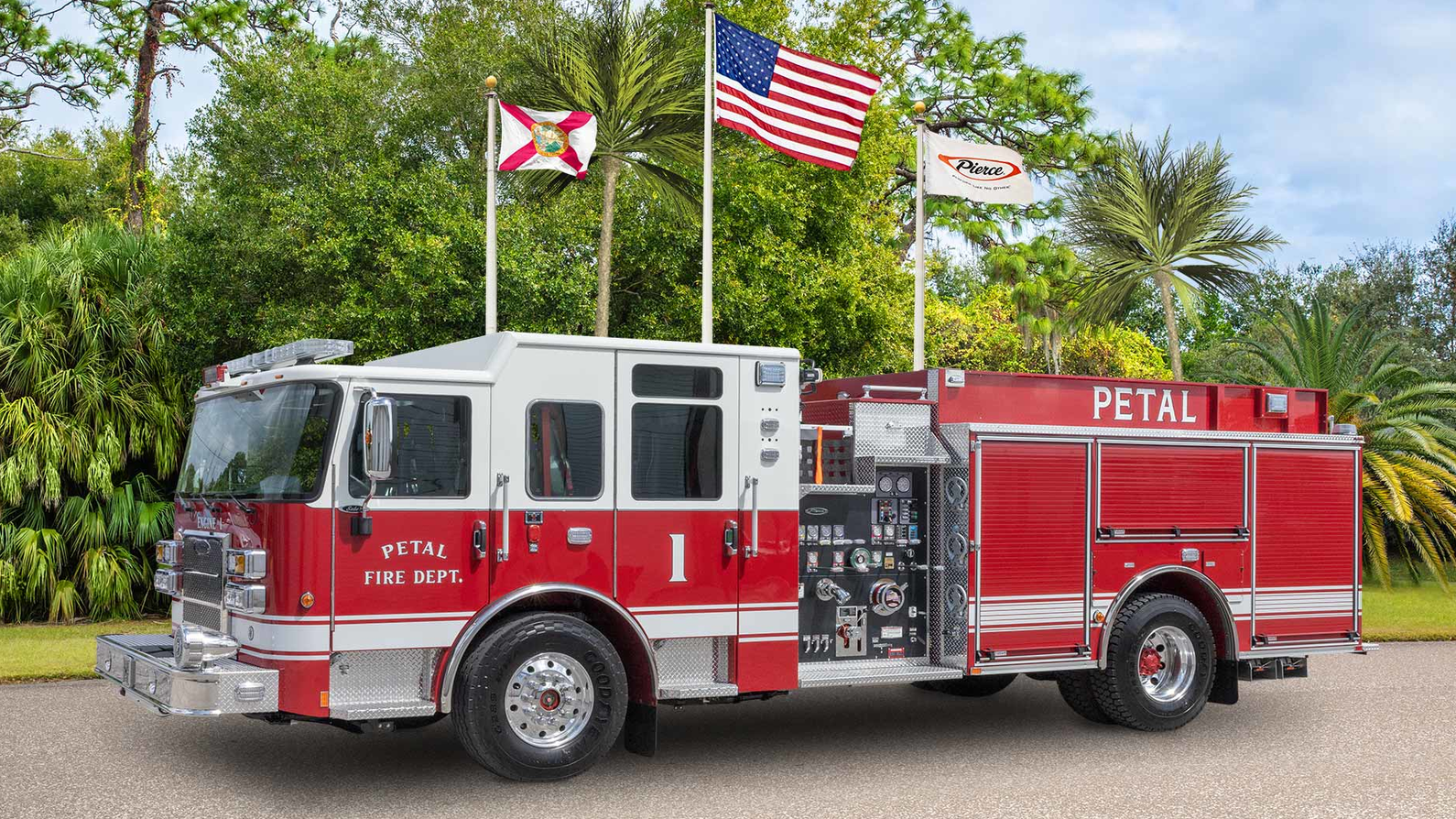 Delivery Petal, MS, Custom Pumper Firehouse