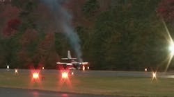 A teen pilot escaped after his plane crashed and caught fire on Nov. 21, 2021. A teen pilot escaped after his plane crashed and caught fire on Nov. 21, 2021.