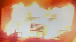 Wichita firefighters found both floors of the two-story building on fire when they arrived.