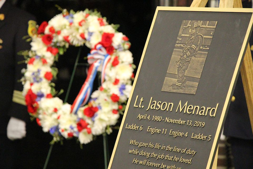 Lt. Menard was scheduled to leave for vacation after getting off shift the morning he was killed. Lt. Menard was scheduled to leave for vacation after getting off shift the morning he was killed.