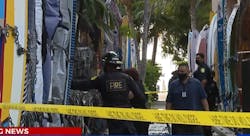 Fire and police officials conduct an investigation to what may have caused a suspicious fire in Waikiki Fire and police officials conduct an investigation to what may have caused a suspicious fire in Waikiki