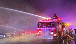 Firefighters work to control fire involving 3 homes in Thornton on Nov. 19, 2021 Firefighters work to control fire involving 3 homes in Thornton on Nov. 19, 2021