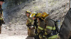 New recruit fire training that’s part of a firefighter’s initial professional development training.