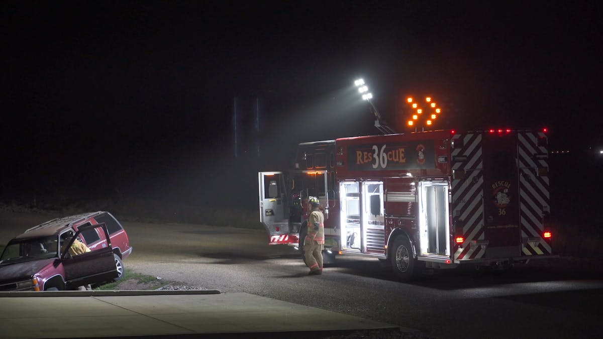 Fire truck lights and top sirens