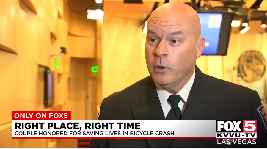 Las Vegas Fire and Rescue firefighter/paramedic John Martinolich.