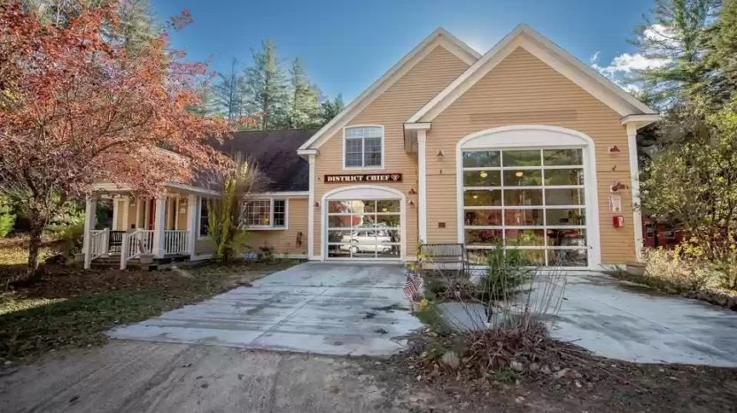 Boston Fire Station Replica for Sale in NH Woods Firehouse
