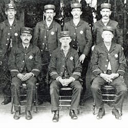 An early 1900s image of the &apos;old-timers&apos; of the NOFD.