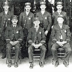 An early 1900s image of the 'old-timers' of the NOFD. An early 1900s image of the 'old-timers' of the NOFD.