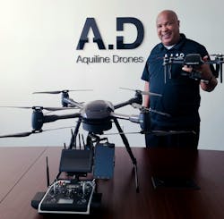 Police officers, firefighters and EMTs will learn how to fly drones like the Spartacus Max in Aquiline Drones’ Flight to the Future online program. The Connecticut-based company is offering tuition-free enrollment to first responders from now until June 2022. Police officers, firefighters and EMTs will learn how to fly drones like the Spartacus Max in Aquiline Drones’ Flight to the Future online program. The Connecticut-based company is offering tuition-free enrollment to first responders from now until June 2022.