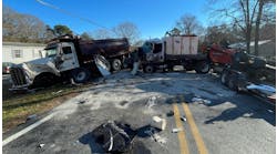 Firefighters needed to extricate one person from an accident involving three commercial vehicles in Millsboro on Dec. 13.