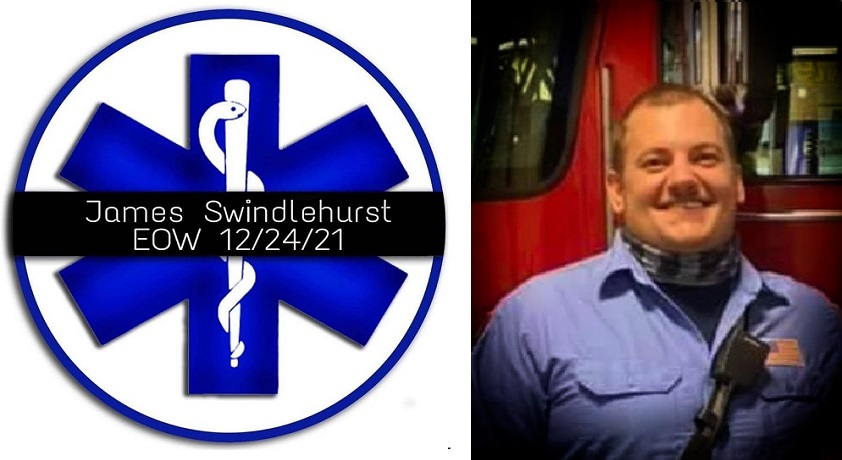 Firefighter/Paramedic Swindlehurst from Mercy Ambulance & DeWitt Township Fire Department succumbed to COVID-19 on Christmas Eve.
