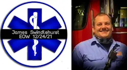 Firefighter/Paramedic Swindlehurst from Mercy Ambulance & DeWitt Township Fire Department succumbed to COVID-19 on Christmas Eve.