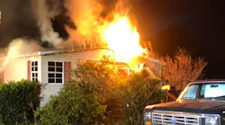 Firefighters were called to a house fire in Moneta on Saturday.