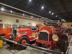 The Hall of Flame galleries contain a wide variety fire apparatus.