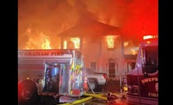 Multiple agencies worked to extinguish a fire at Embers Motor Lodge early Sunday morning. Multiple agencies worked to extinguish a fire at Embers Motor Lodge early Sunday morning.