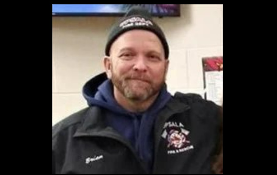 Captain Brian Lange of the Upsala Fire Department passed on Dec. 11, 2021 from COVID.