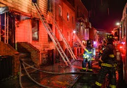 Incident commanders must make egress ladders a priority. Incident commanders must make egress ladders a priority.