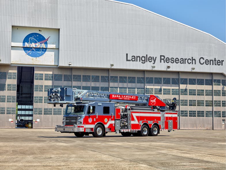 Rosenbauer Builds Custom Aerial for NASA | Firehouse