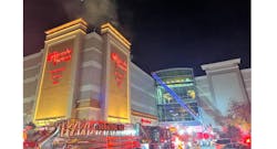 Firefighters responded to the two-alarm fire at the Destiny USA Mall in Syracuse Tuesday night.
