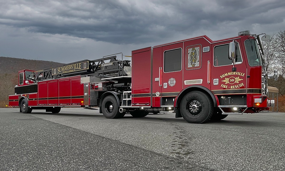 Delivery Summerville, SC, Aerial Tiller Firehouse