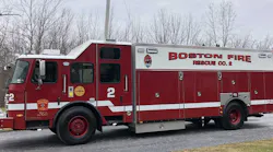 The Boston Fire Department has taken delivery of two identical E-One Heavy Rescue vehicles built on a Typhoon chassis.