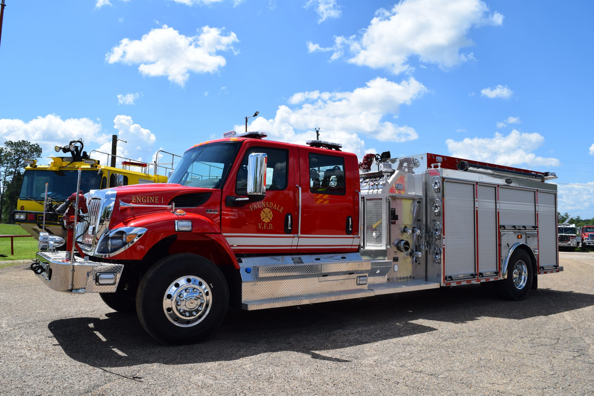 Faunsdale Fire Department's new Deep South Fire Trucks custom built pumper.