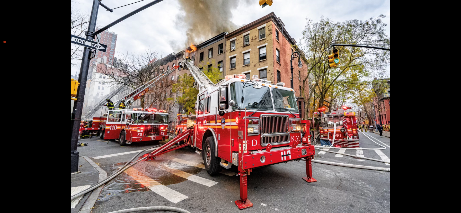 Dozens of FDNY firefighters were called to fight the fire in Brooklyn Heights.