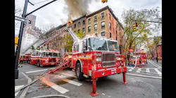 Dozens of FDNY firefighters were called to fight the fire in Brooklyn Heights.