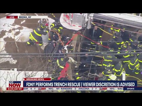 Watch FDNY FFs Rescue Man from Trench Collapse | Firehouse