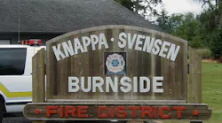 Knappa Fire Sign