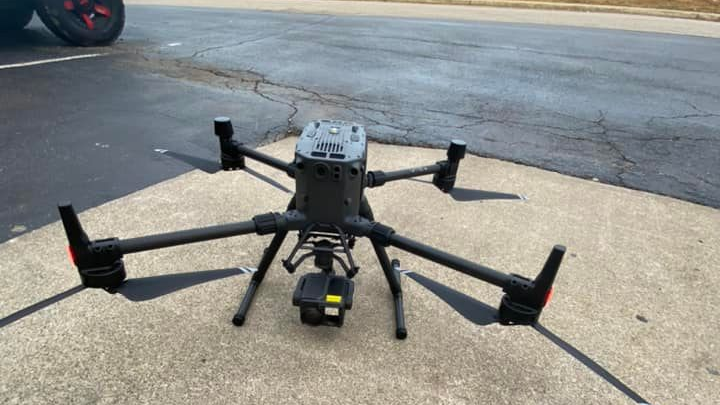 The London-Laurel Rescue Squad drone can carry equipment u to seven pounds and can be utilized for many tasks.