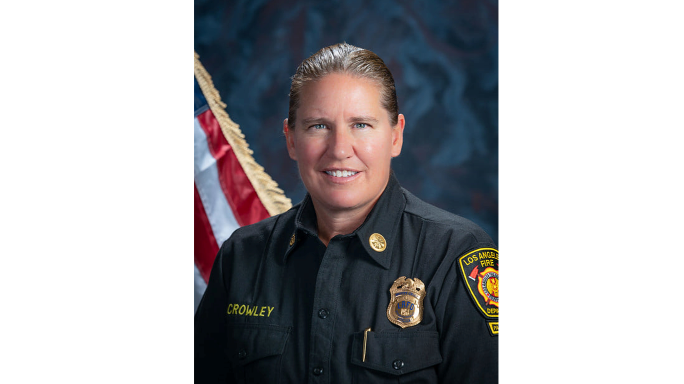 Kristin Crowley is an acting chief deputy and vowed to create a workplace in the Los Angeles Fire Department that &ldquo;values inclusion and equity' is she's confirmed.