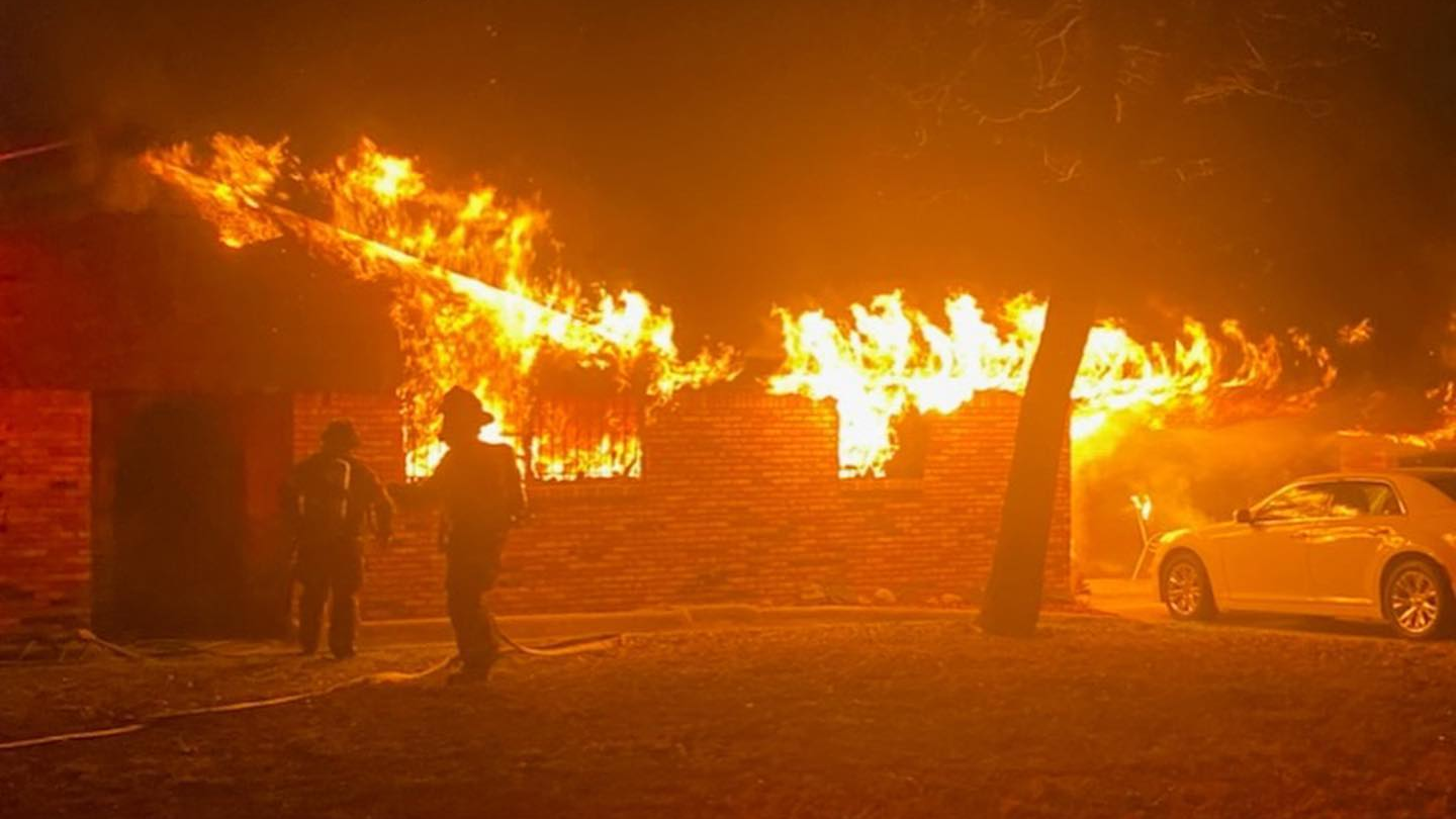Firefighters found heavy fire conditions when they arrived to the Fort Worth home at 4 a.m.