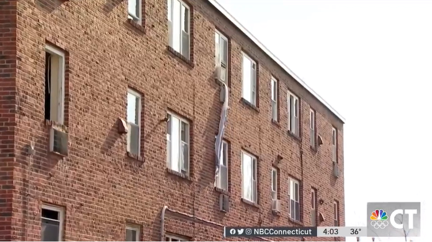 Seven residents in three-story Hartford apartment building suffered smoke inhalation.