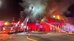 Fire damaged two buildings in downtown Kyle.