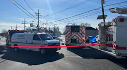 Authorities were investigating a fatal crash involving a fire department vehicle in Camden County.