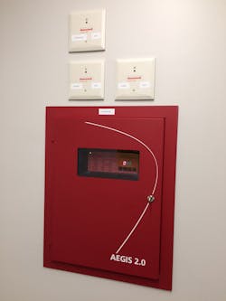 Figure 6. The location of the control panel is critical, because this will be your source of information as to what’s going on inside of the space. Figure 6. The location of the control panel is critical, because this will be your source of information as to what’s going on inside of the space.