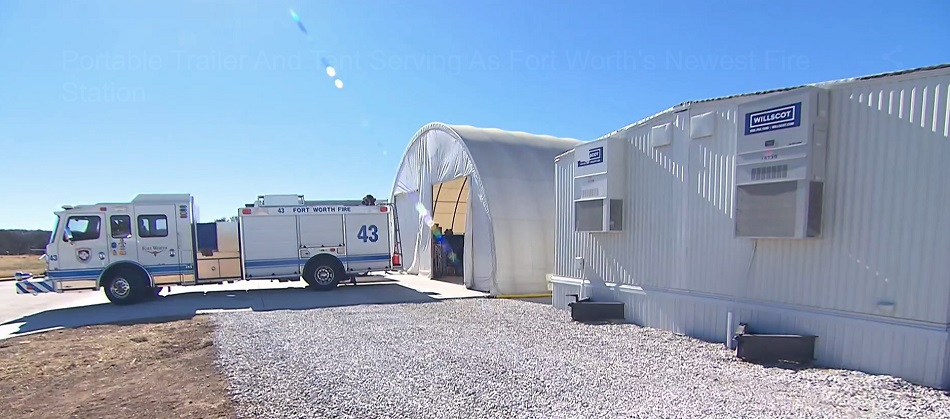 Fort Worth Fire Department opened a temporary station to address rapid growth in the city.