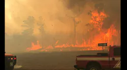 Officials work to control the Rolling Pines Fire that forced evacuations and swelled to over 600 acres.