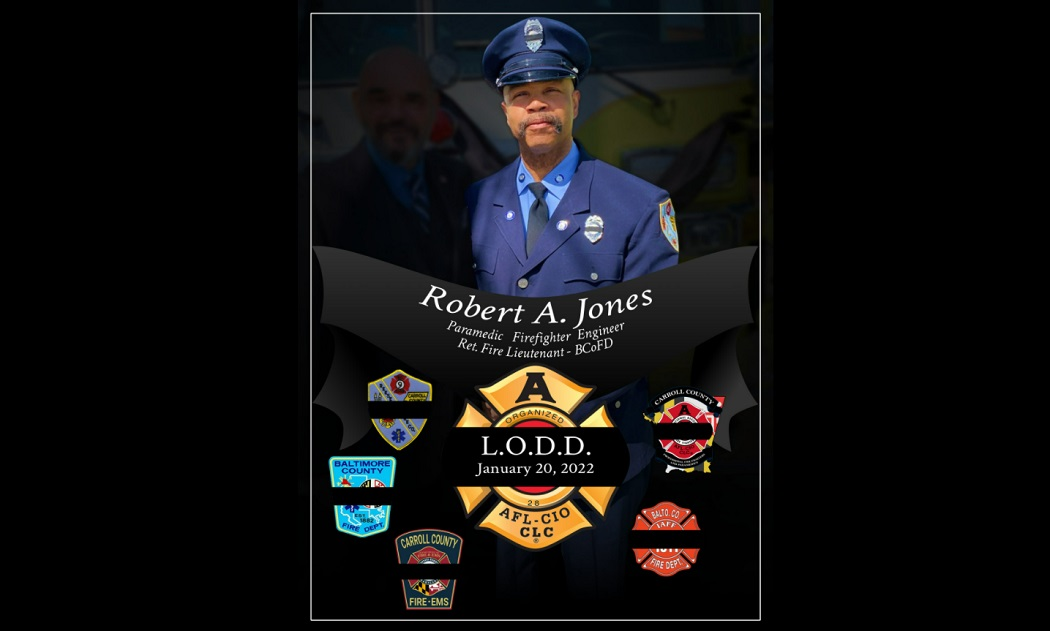Carroll County Department of Fire & EMS Paramedic/Firefighter Robert A. &ldquo;Bobby&rdquo; Jones succumbed to COVID-19 after contracting it on-duty.