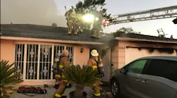 Multiple occupants were rescued at this San Diego dwelling fire on Jan. 2, 2022.